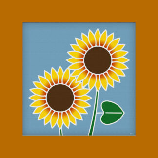 "Sunflowers" (2021) by K. Bradley Washburn